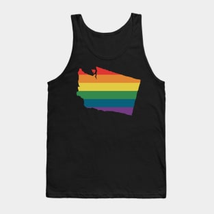 Washington State Rainbow Tank Top